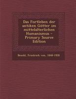 Das Fortleben Der Antiken Gotter Im Mittelalterlichen Humanismus 1018594922 Book Cover