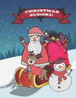 Christmas Sudoku: Christmas Santa Gift Puzzle Sudoku Book for Posh Adults, Teens, Grandma, Husband, Stuffers, Women, Men, Seniors and Ki B08HTP4PC7 Book Cover