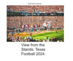 Texas football 2024 B0DQ2J3FS1 Book Cover