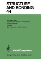 Metal Complexes 3662157845 Book Cover