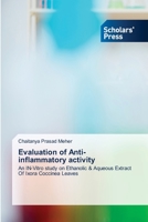 Evaluation of Anti-inflammatory activity 6138952111 Book Cover