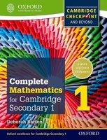 Complete Mathematics for Cambridge Secondary 1 Student Book 1: For Cambridge Checkpoint and Beyond 0199137048 Book Cover