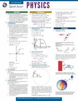 Physics - REA's Quick Access Reference Chart 0738607436 Book Cover