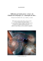Réflexions sur la plus grosse "erreur" de l'Histoire de la Physique: ou catastrophe du vide (French Edition) 2322538655 Book Cover