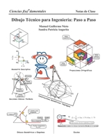 Dibujo Técnico para Ingeniería: Paso a Paso: Guía Ilustrada a Color con Ejemplos Detallados 6280132714 Book Cover