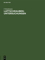 Luftschrauben-Untersuchungen 3486741454 Book Cover