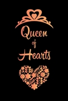 Queen of Hearts: valentine's day notebook journal, happy valentines day gift/happy valentines day notebook, valentines day notebook husband /girlfriend, boyfriend, dad, mom, wife, friends, students 1660826454 Book Cover