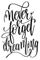 Never Forget Dreaming: 6x9 College Ruled Line Paper 150 Pages 1098543556 Book Cover