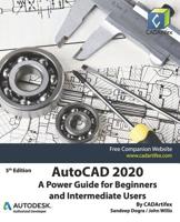 AutoCAD 2020: A Power Guide for Beginners and Intermediate Users 1080494650 Book Cover