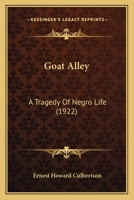 Goat Alley: A Tragedy Of Negro Life 9356083037 Book Cover