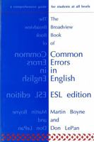 The Broadview Book of Common Errors in English: ESL Edition 1551110083 Book Cover