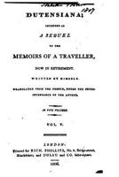 Memoirs of a Traveller, Now in Retirement - Vol. V 1534749098 Book Cover