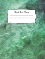 Blank Sheet Music Notebook Kids: Music Manuscript Paper / White Marble Blank Sheet Music / Notebook for Musicians  / Composition Books Gifts 100 Pages (8.5x11), perfect for learning 1674227221 Book Cover