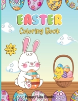 Easter Coloring Book: For Kids Aged 3-8 B08WJY6C4Y Book Cover