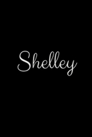 Shelley: notebook with the name on the cover, elegant, discreet, official notebook for notes 1657896668 Book Cover