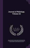 The Journal of Philology Volume 22 1355320224 Book Cover