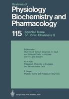 Reviews of Physiology, Biochemistry and Pharmacology 3662311585 Book Cover