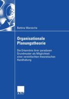 Organisationale Planungstheorie 3824407809 Book Cover