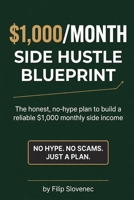 The $1,000/Month Side Hustle Blueprint: A No-Hype Plan for People With a Day Job, No Extra Time, and Zero Tolerance for Scams B0H3FS8SJZ Book Cover