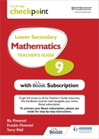 Cambridge Checkpoint Lower Secondary Mathematics Teacher's Guide 9 with Boost Subscription 1398300748 Book Cover