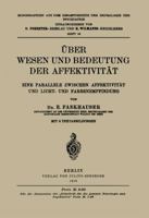 Uber Wesen Und Bedeutung Der Affektivitat 3642471609 Book Cover