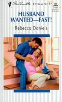 Husband Wanted--Fast! (Silhouette Romance, 1419) 0373194196 Book Cover