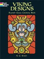 Viking Designs Stained Glass Coloring Book 0486440702 Book Cover