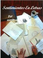 Sentimientos en Letras: Por Marin 173394530X Book Cover