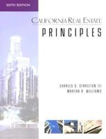 California Real Estate Principles 147542180X Book Cover