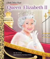 Queen Elizabeth II: A Little Golden Book Biography 0593480120 Book Cover