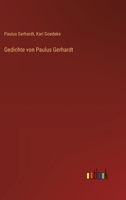 Gedichte von Paulus Gerhardt 3368643274 Book Cover