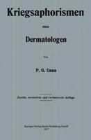 Kriegsaphorismen Eines Dermatologen 3662348551 Book Cover