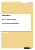 Mikroversicherungen: Nachfrageorientierung als Erfolgsfaktor 3640997034 Book Cover