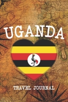 Uganda: 6x9 Travel planner I Road trip planner I Dot grid journal I Travel notebook I Travel diary I Pocket journal I Gift for Backpacker 1673712894 Book Cover