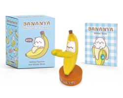 Bananya: Talking Figurine and Sticker Book 0762497998 Book Cover