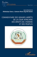 Commentaire des grands arrêts de la cour africaine des droits de l'homme et des peuples (Études Africaines) (French Edition) 2140268059 Book Cover