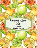 Emergency Room Nurse Weekly Planner: ER RN, Everyone Needs a Plan, Keep Your Life Organized and Sane, Relax with Inspirational Coloring Pages 1676470131 Book Cover