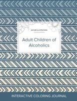 Adult Coloring Journal: Adult Children of Alcoholics (Nature Illustrations, Blue Orchid) 1360897631 Book Cover