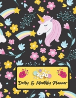 2020 Daily And Monthly Planner: Jan 1, 2020 to Dec 31, 2020 Weekly Daily & Monthly Planner + Calendar Views with Unicorn Pattern Great Planner Gift For Unicorn Lover 1651110956 Book Cover