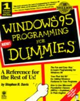 Windows 95 Programming for Dummies 1568843275 Book Cover