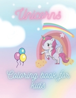 Coloring book for kids 4 to 8 themed Unicorns: Unicorns and Princess's universe B0CN6Z34VR Book Cover