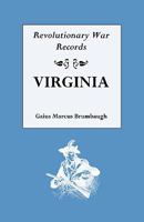 Revolutionary War Records: Virginia Virginia Army and Navy Forces with 0806300604 Book Cover