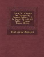 Trait� de la Science Des Finances - Tome Second 1143589696 Book Cover