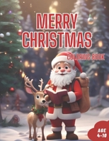 Christmas Coloring Book for Childrens: Unique Coloring Activity Book with 50 Cute Illustration of Santa's, Elf's, Gifts, Ornaments, More! B0CQX4NX2W Book Cover