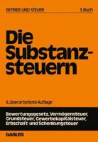 Die Substanzsteuern 340950835X Book Cover