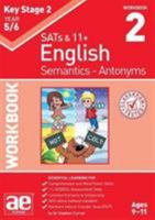 KS2 Semantics Year 5/6 Workbook 2 - Antonyms 191010650X Book Cover