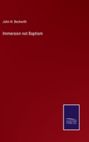 Immersion not Baptism 3375152310 Book Cover
