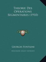 Theorie Des Operations Segmentaires 1169649971 Book Cover