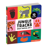 Jungle Tracks – Lift the Flap Interactive Jungle Animal Board Book for Young Children 0735374694 Book Cover