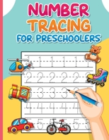 Number Tracing for Preschoolers B0BJ7ZGJDG Book Cover